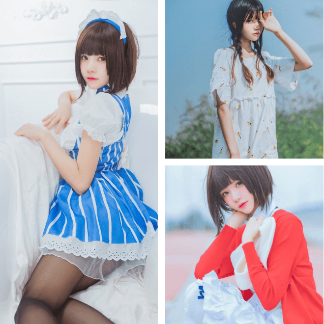 人气Coser@桜桃喵 写真-歆尘视觉